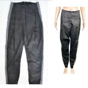 NEW Masada Etichetta Toscana Black Gray High Waisted Jeans Art 6632 size 6